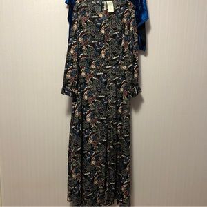 EastEssence multi color maxi ethnic dress